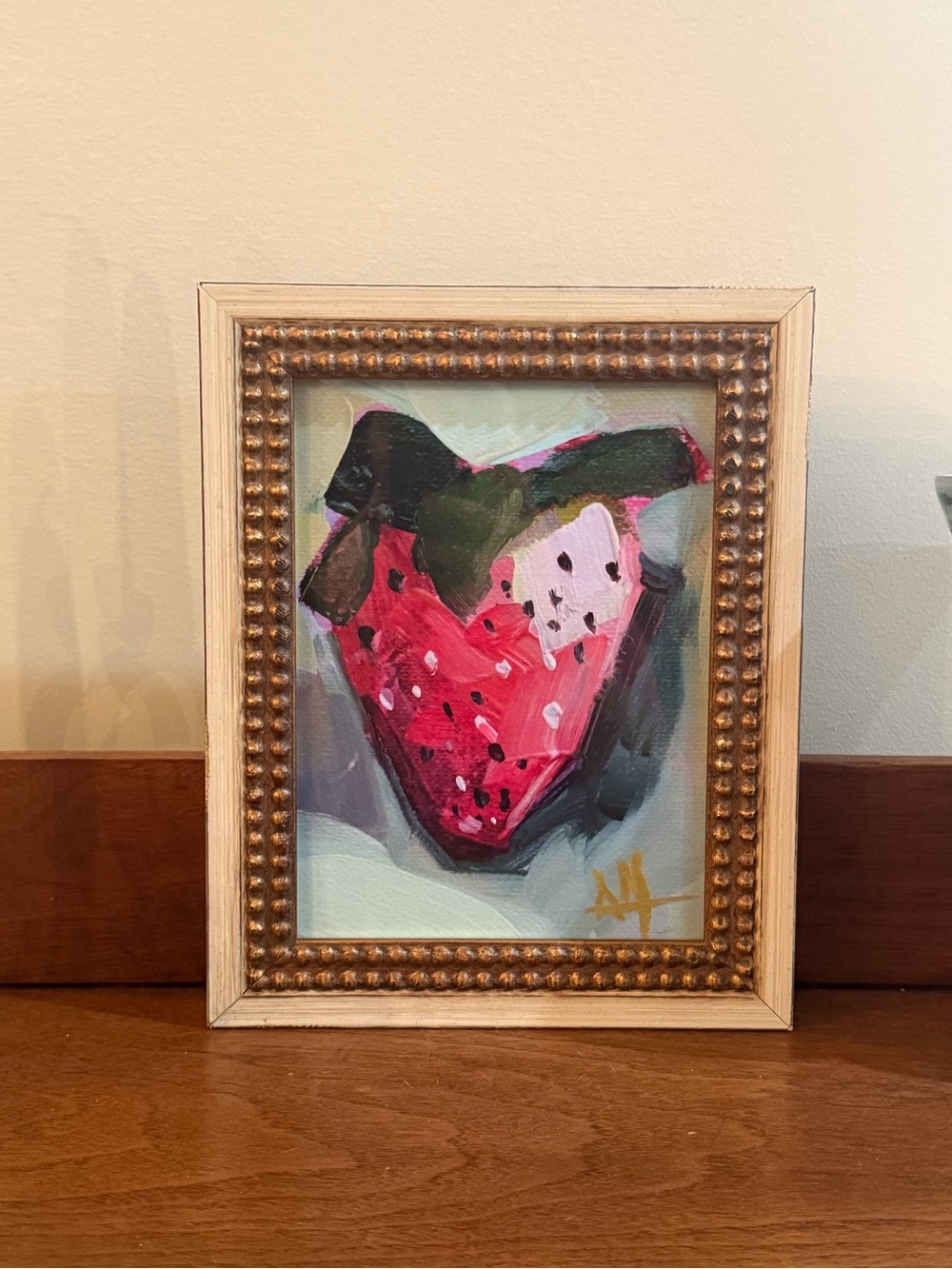 Framed Strawberry Wall Art